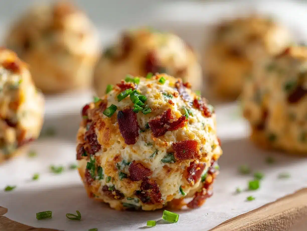 jalapeño popper bacon ranch cheeseballs preparation steps