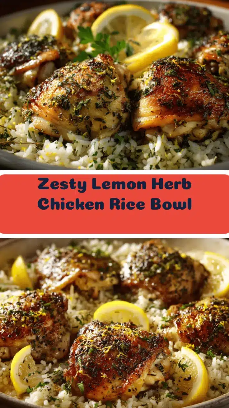 lemon herb chicken and rice crockpot recipe recipe