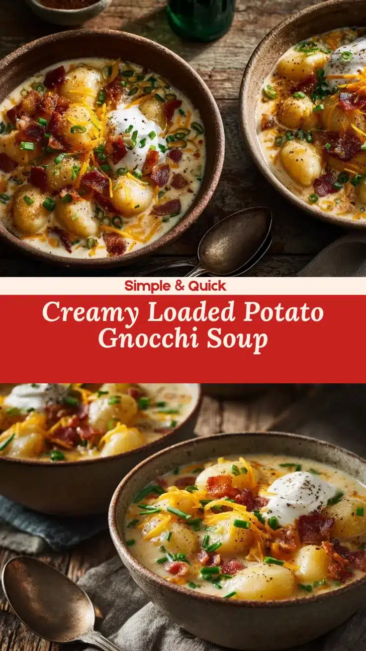 loaded baked potato gnocchi soup recipe