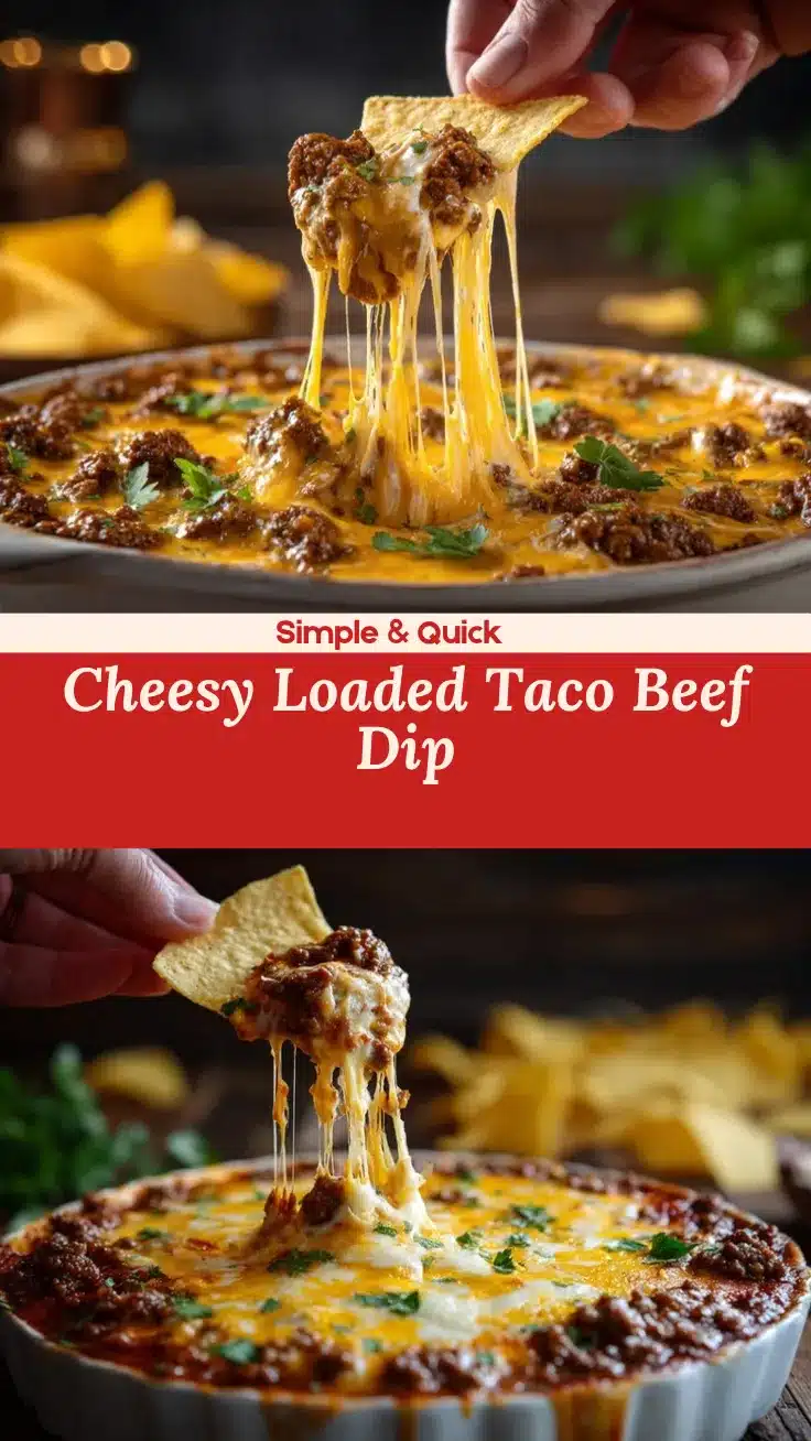 loaded taco cheese dip recipe