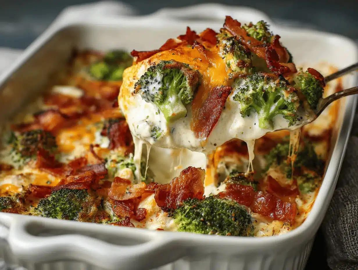 low carb chicken casserole preparation steps