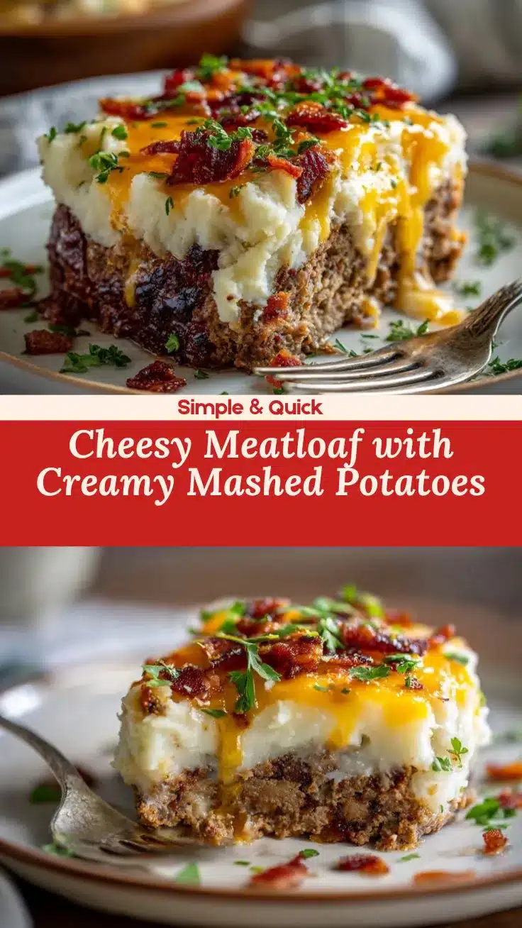 meatloaf with mashed potatoes and cheese recipe