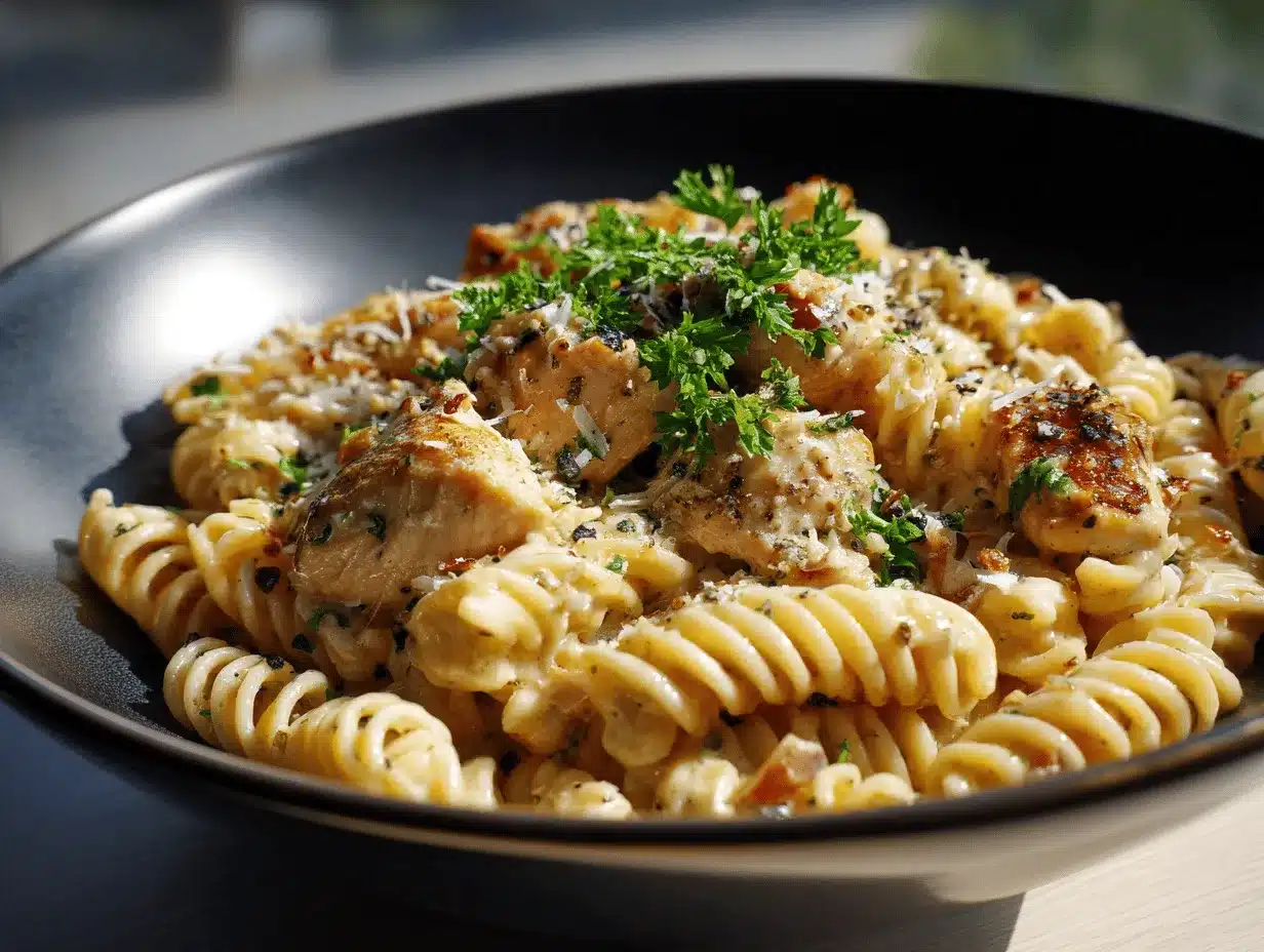 parmesan chicken pasta preparation steps