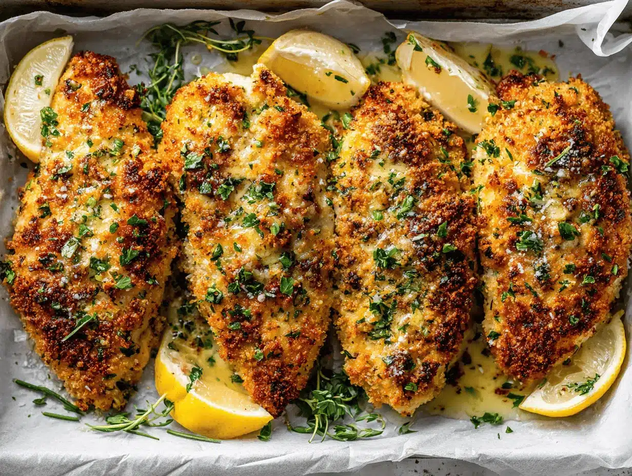 Parmesan Crusted Chicken preparation steps