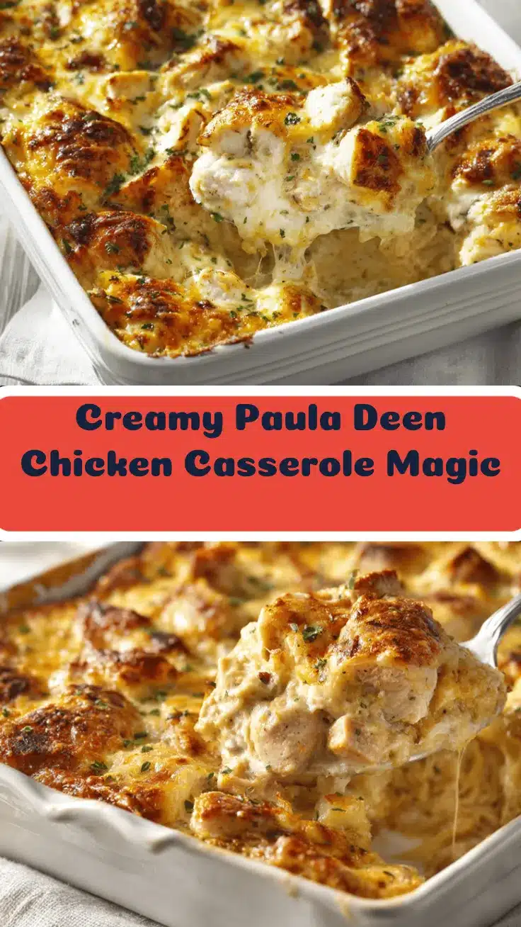 Paula Deen chicken casserole recipe