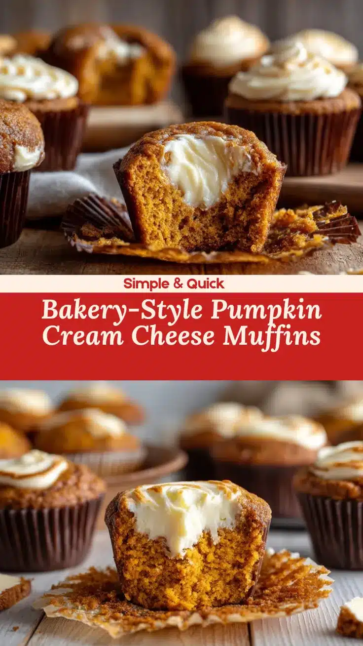 pumpkin cream cheese muffins recipe