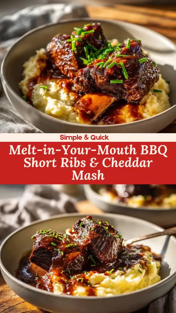 slow cooker balsamic BBQ short ribs recipe