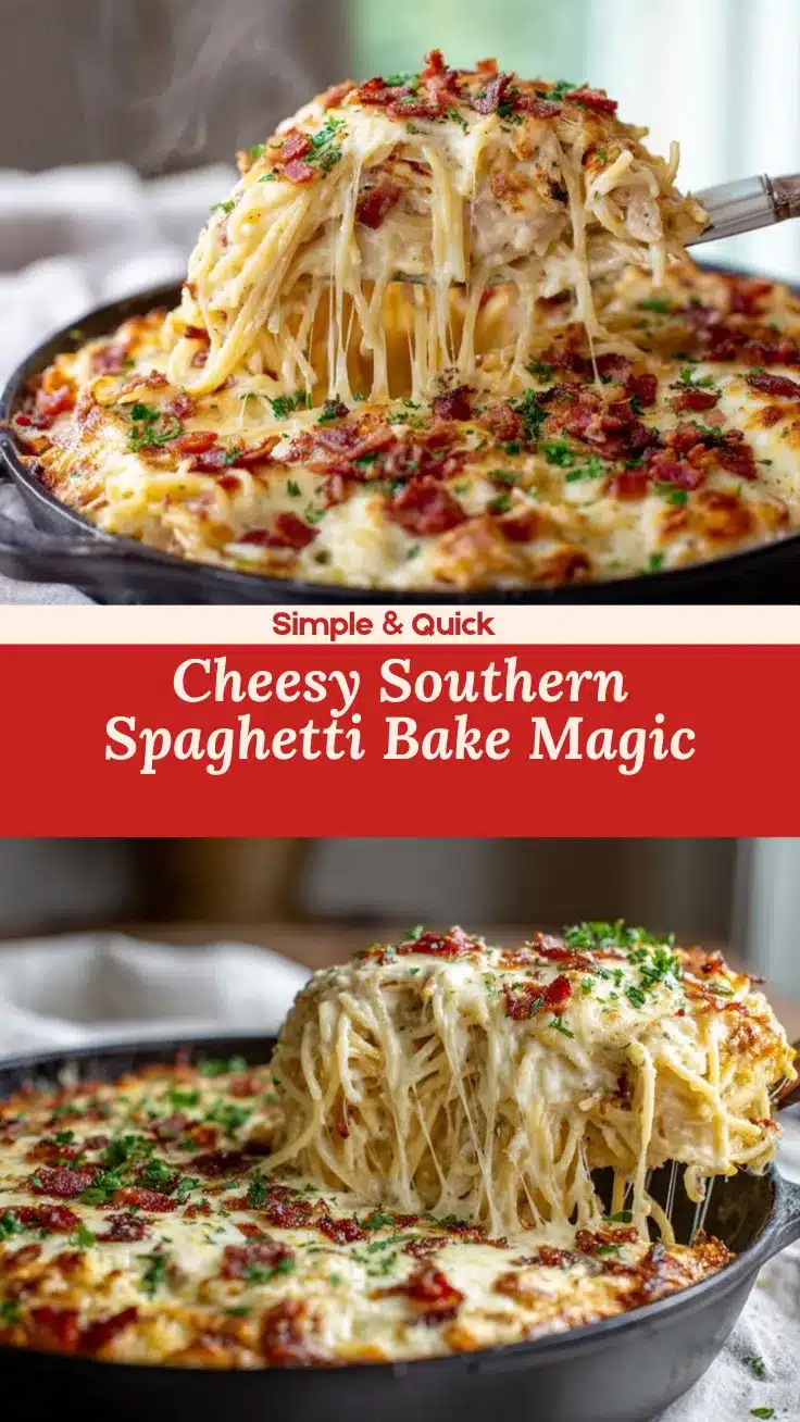 Southern Spaghetti Bake recipe