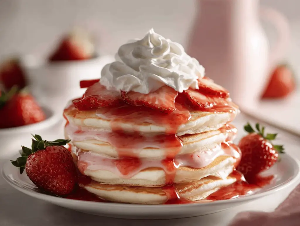 strawberry pancakes - featured image