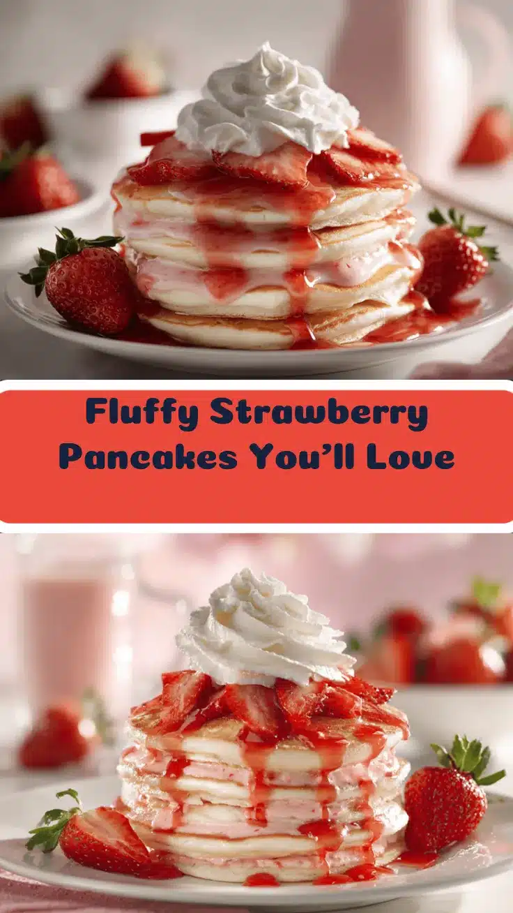 strawberry pancakes recipe