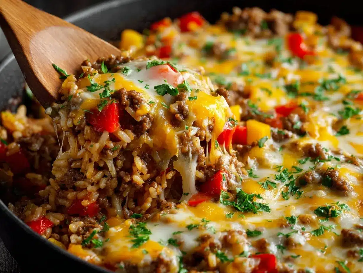 stuffed pepper casserole preparation steps