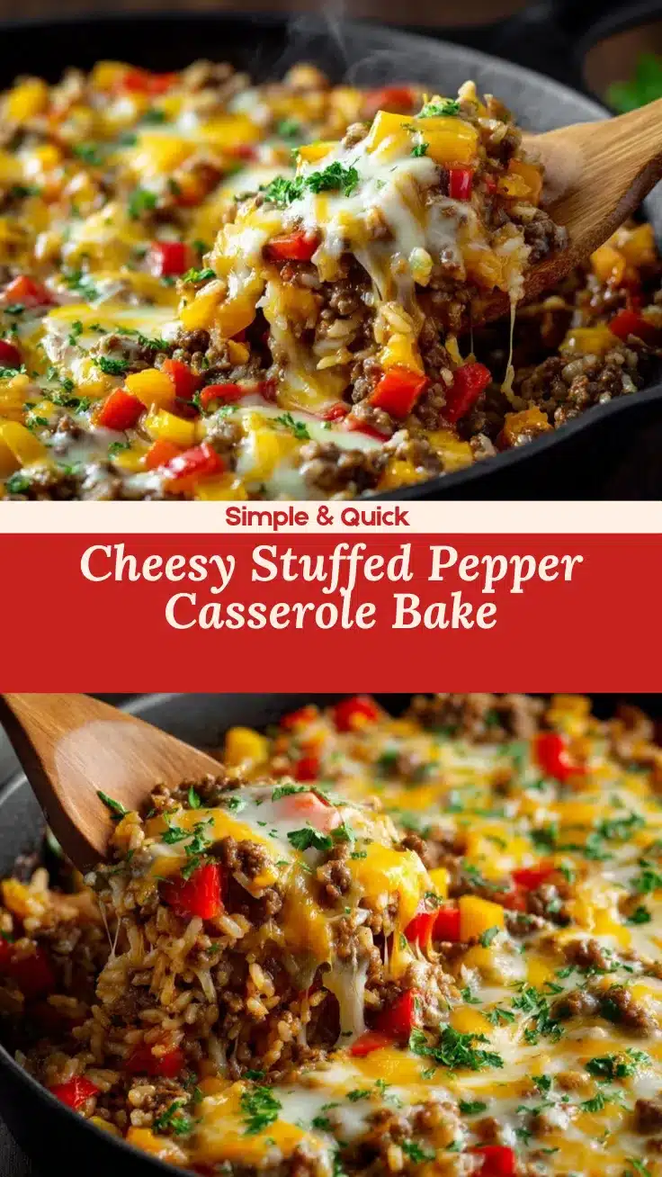 stuffed pepper casserole recipe