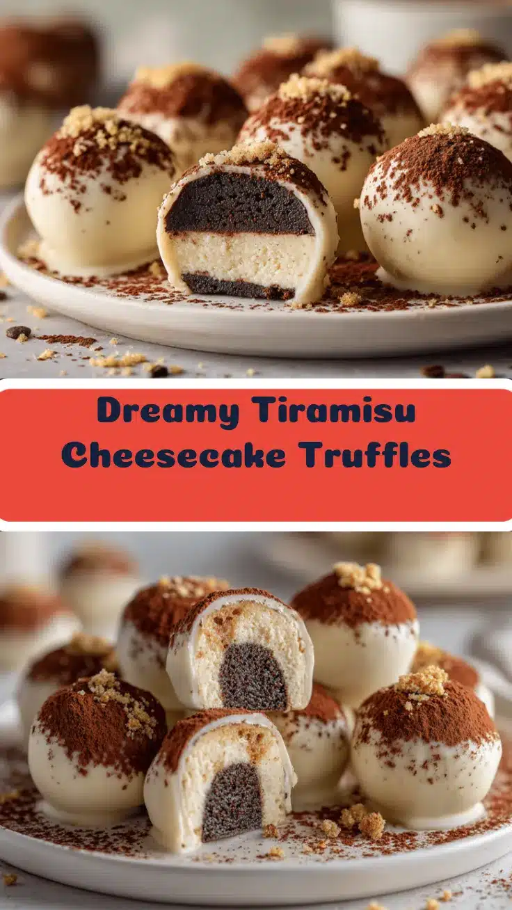 tiramisu cheesecake truffles recipe
