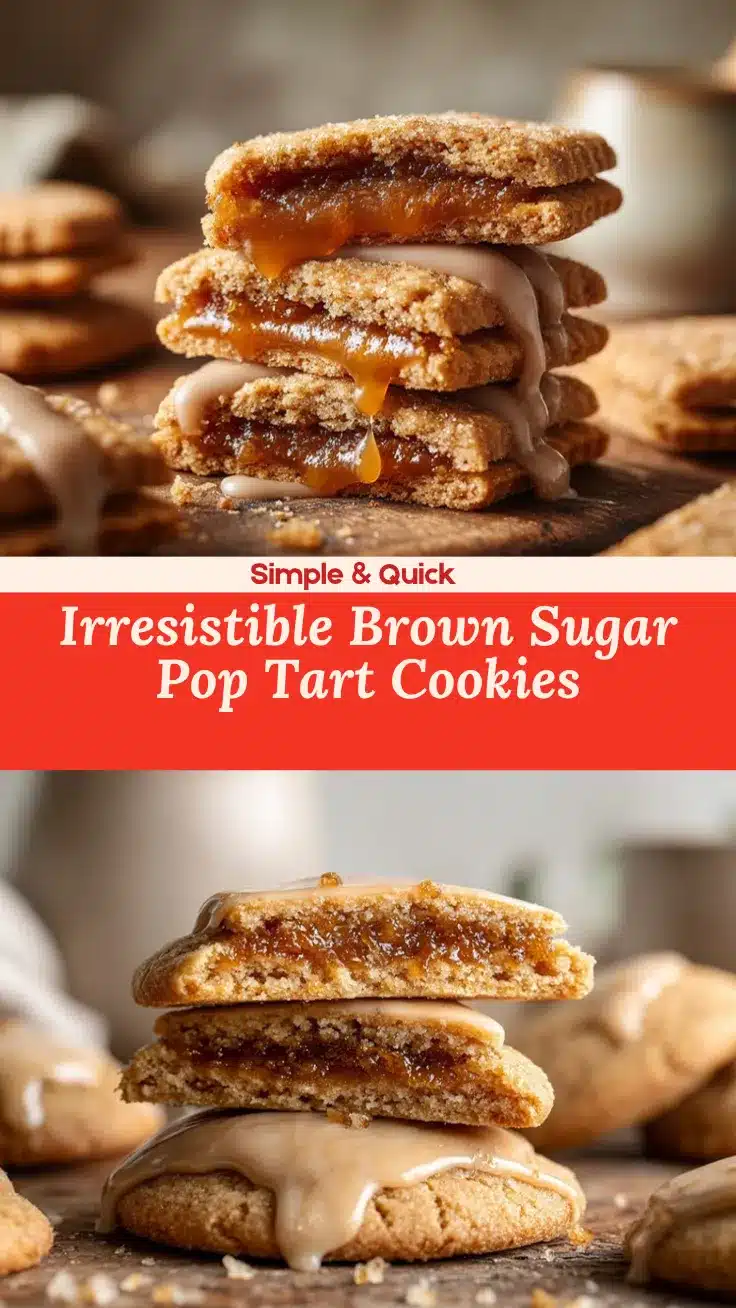 brown sugar pop tart cookies recipe