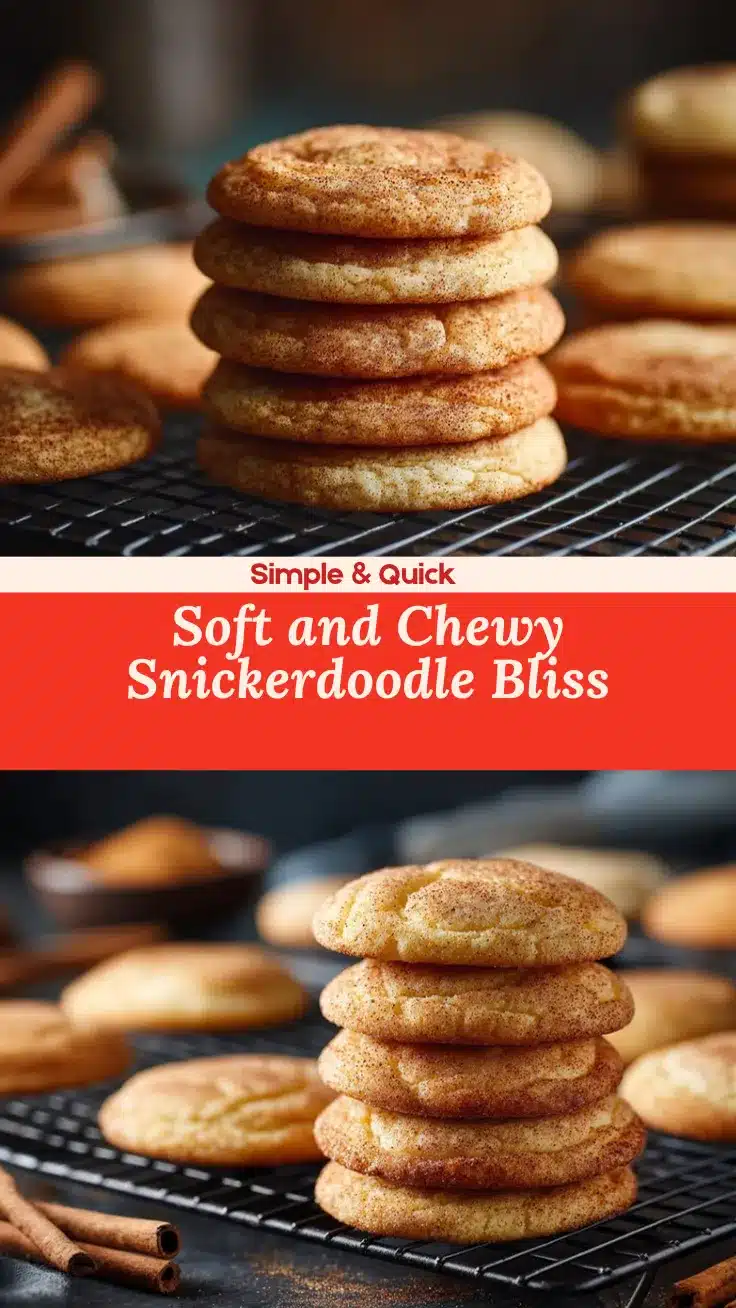 chewy snickerdoodles recipe