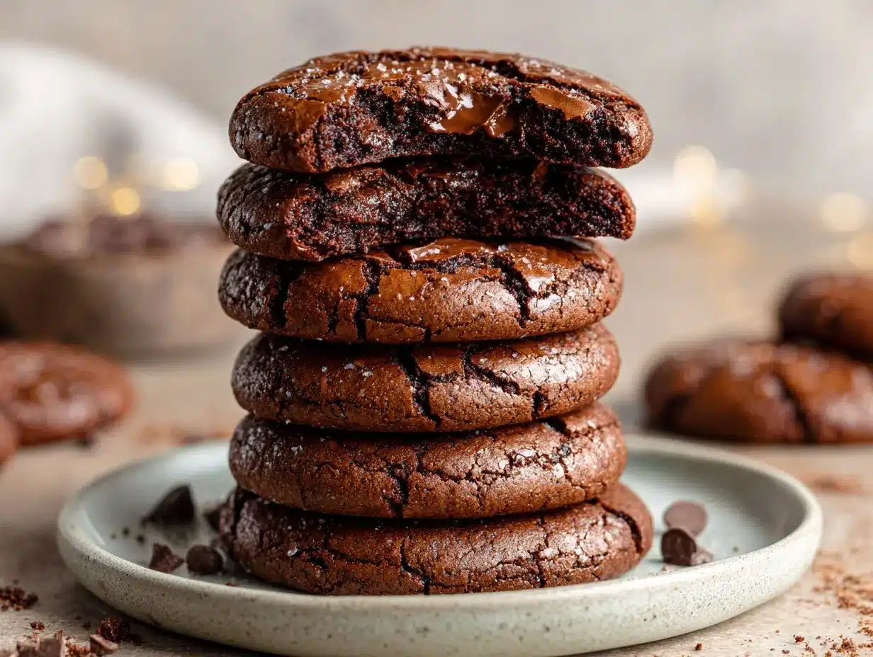chocolate brownie cookies preparation steps