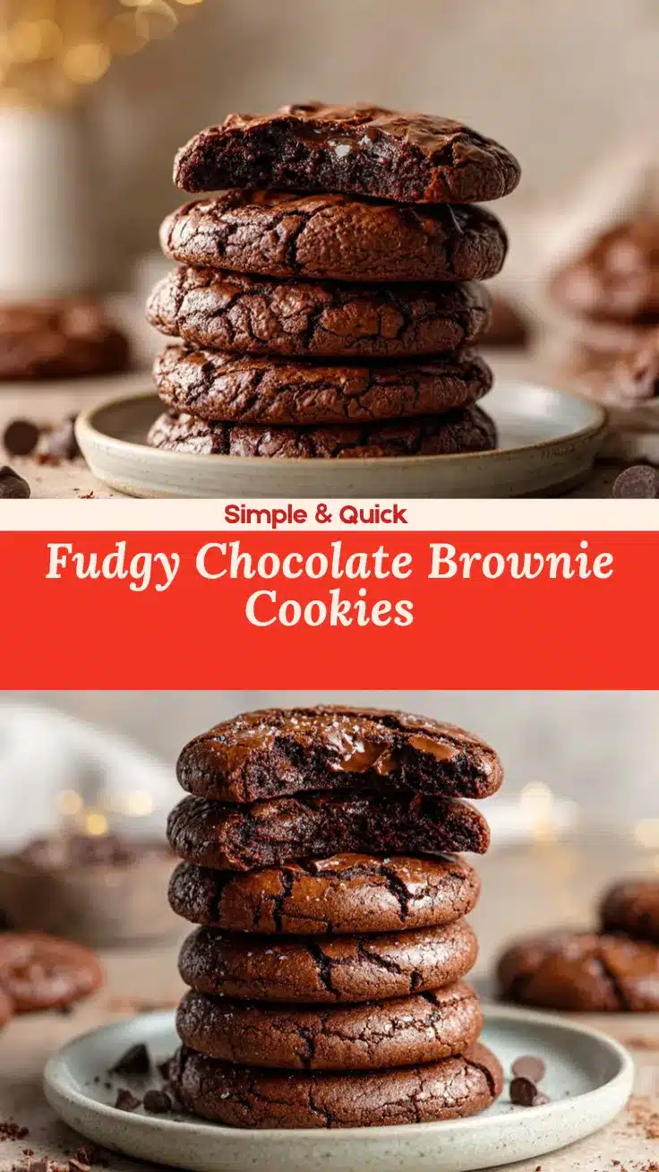 chocolate brownie cookies recipe
