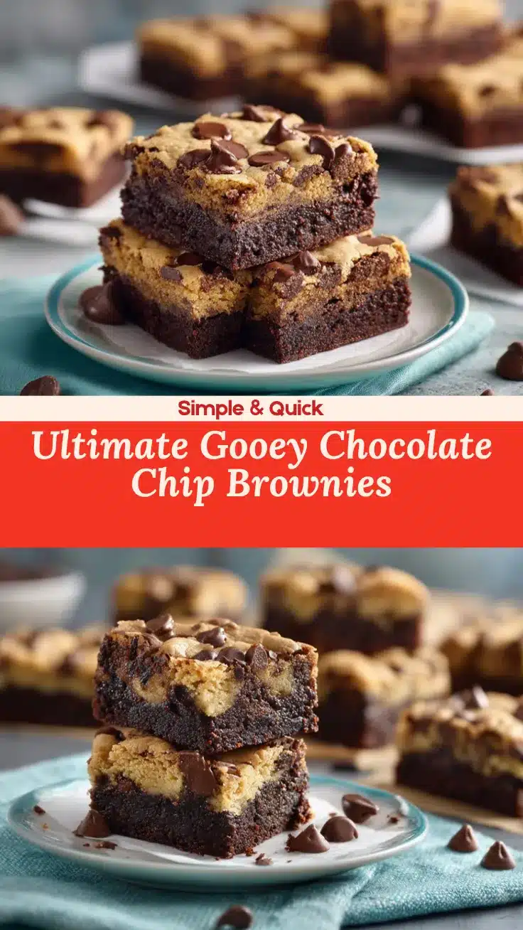 chocolate chip cookie brownies recipe