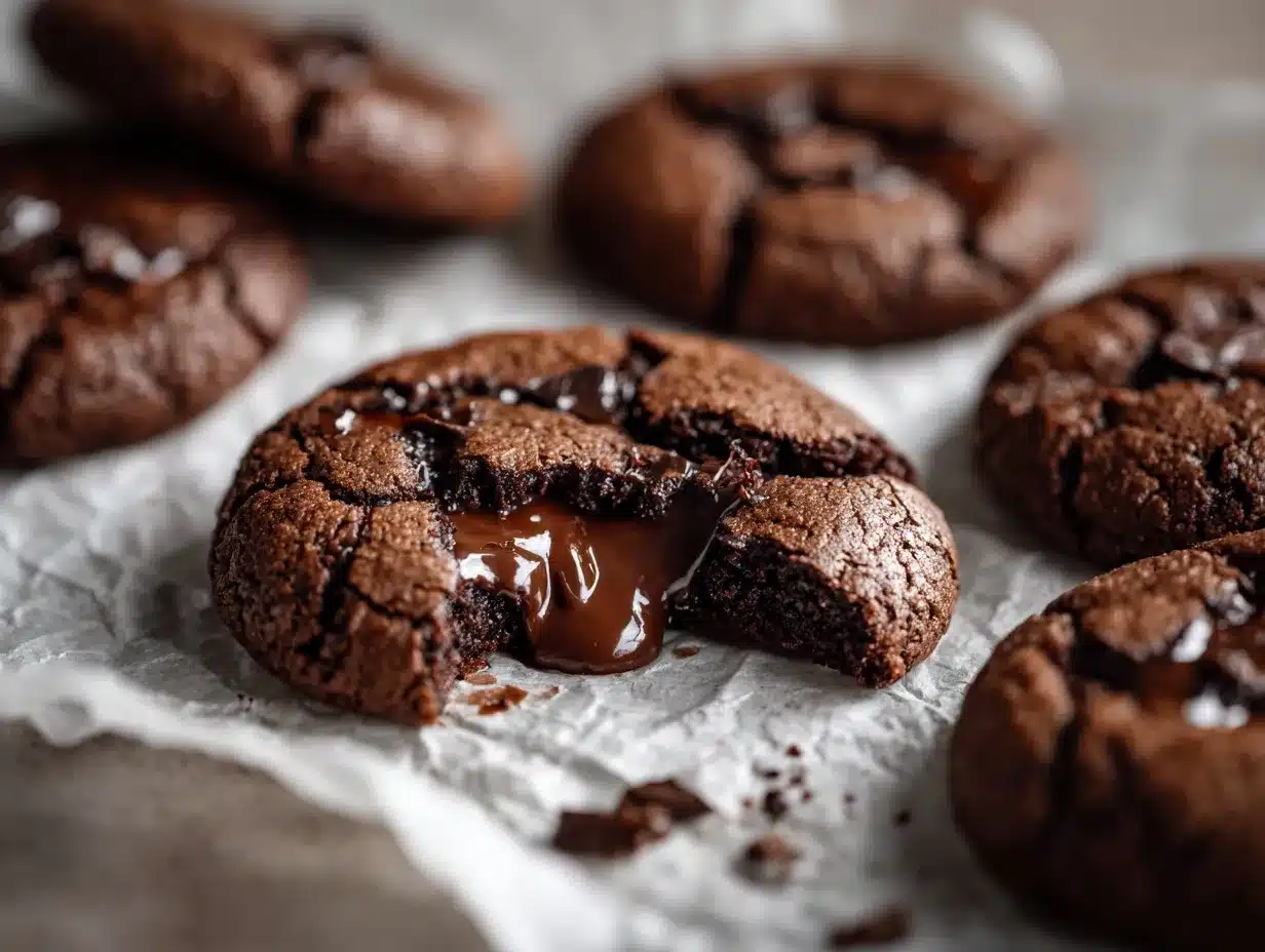 chocolate lava cookies preparation steps