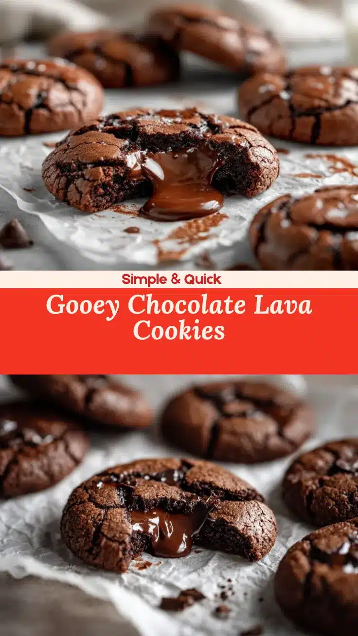 chocolate lava cookies recipe