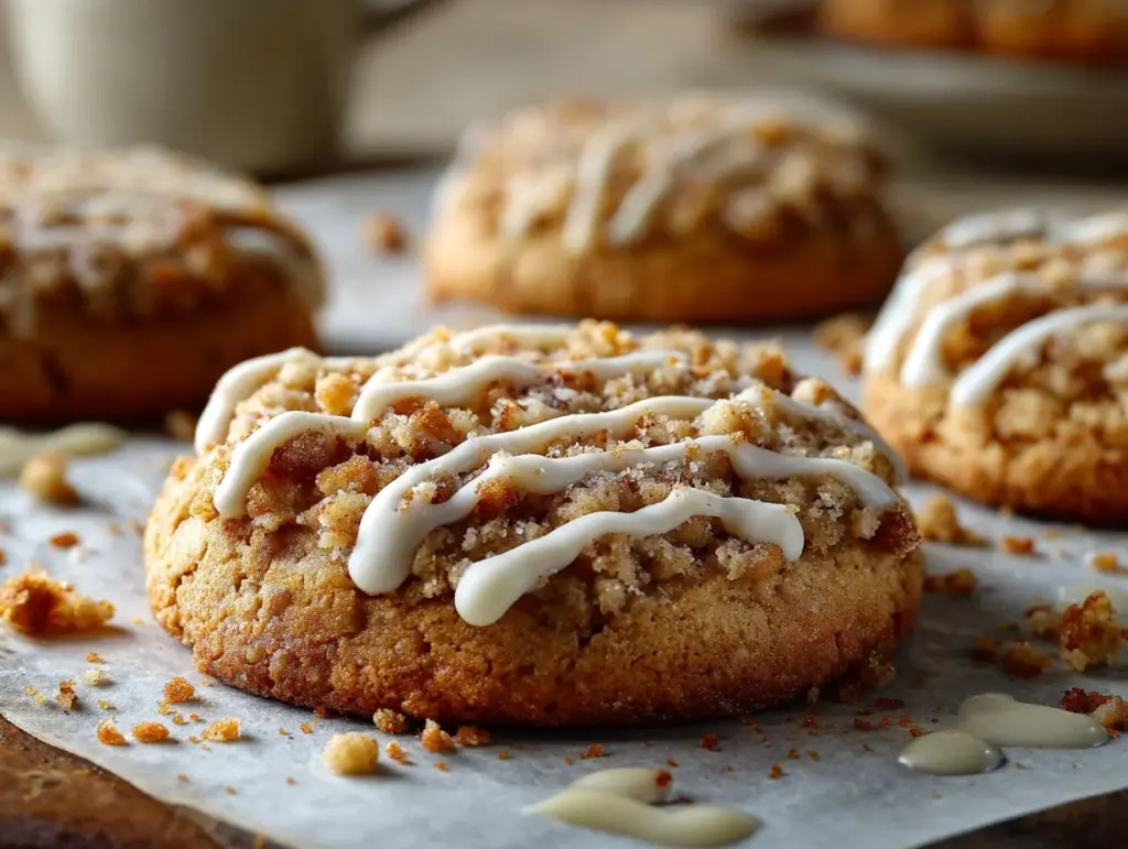 coffee cake cookies - featured image
