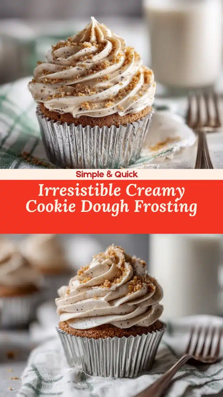 cookie dough frosting recipe