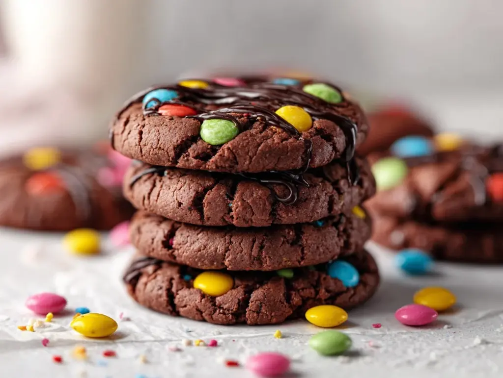 cosmic brownie cookies - featured image