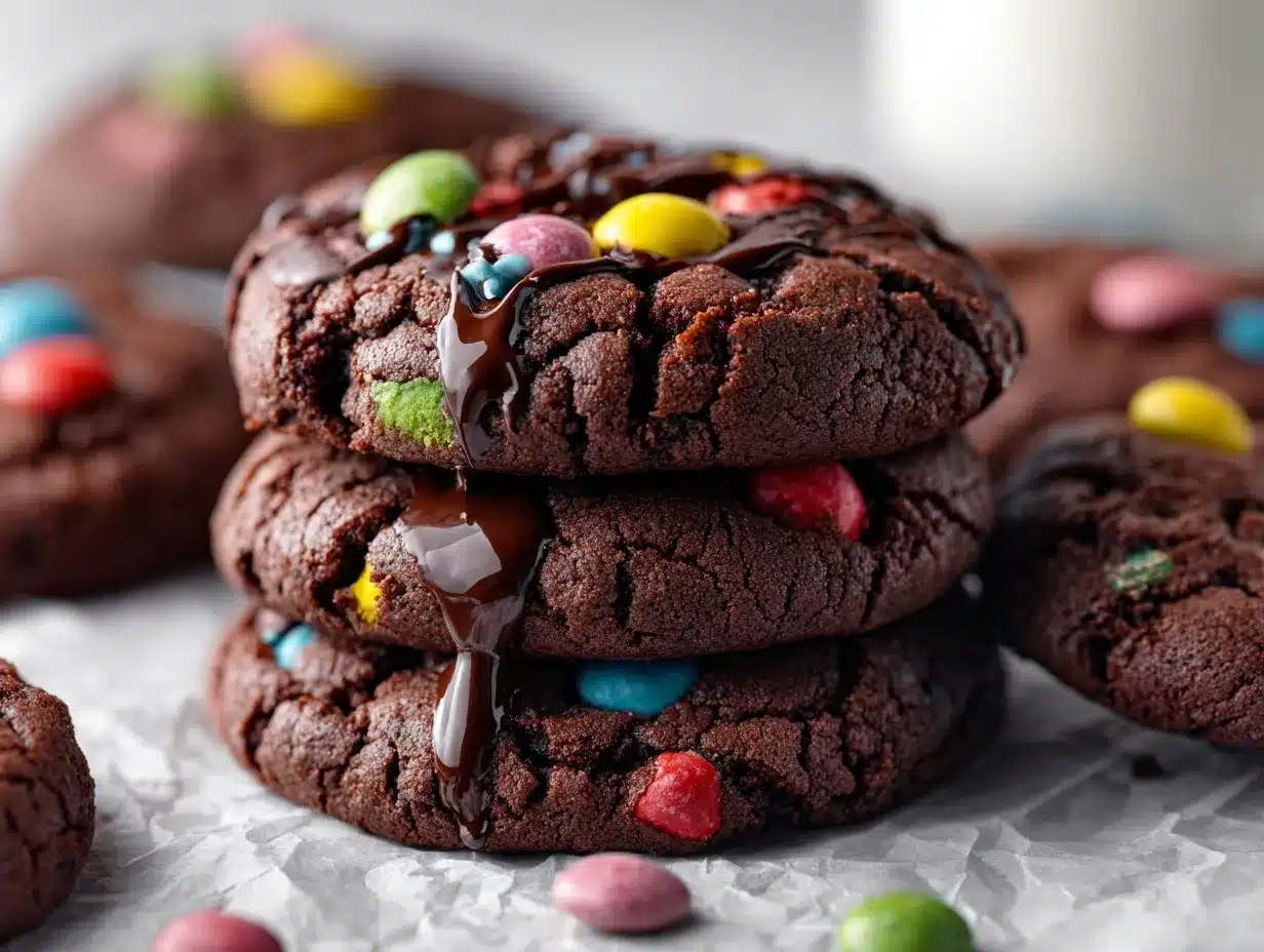 cosmic brownie cookies preparation steps