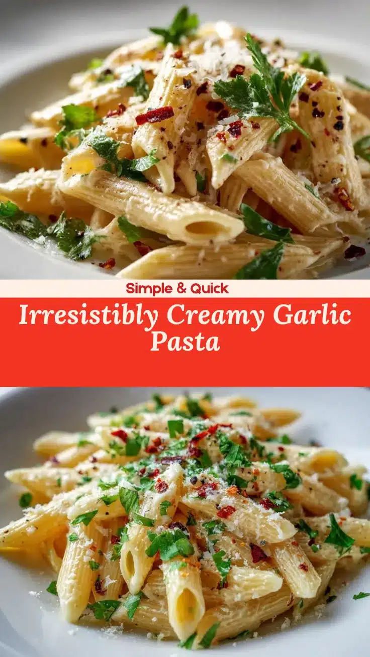 creamy garlic pasta recipe