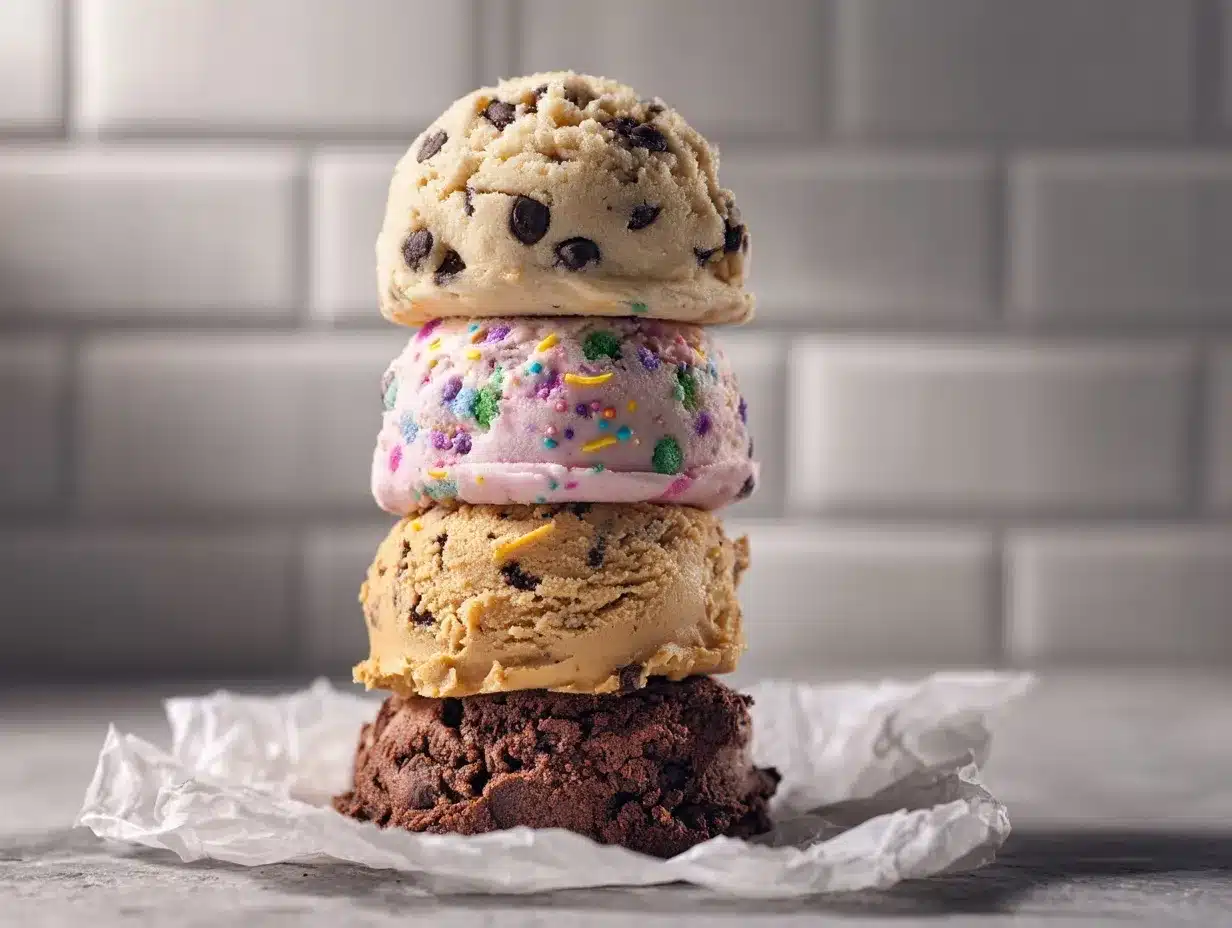 edible cookie dough preparation steps