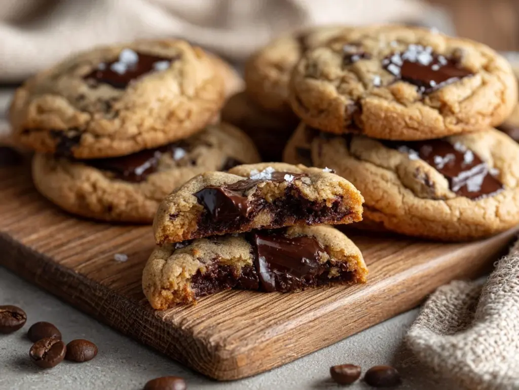 espresso chocolate chip cookies - featured image
