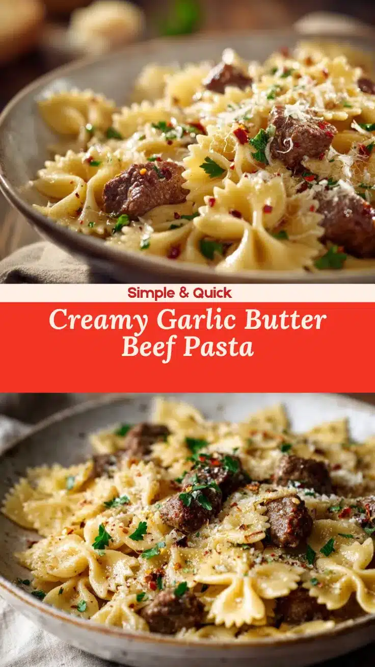 garlic butter bowtie pasta recipe