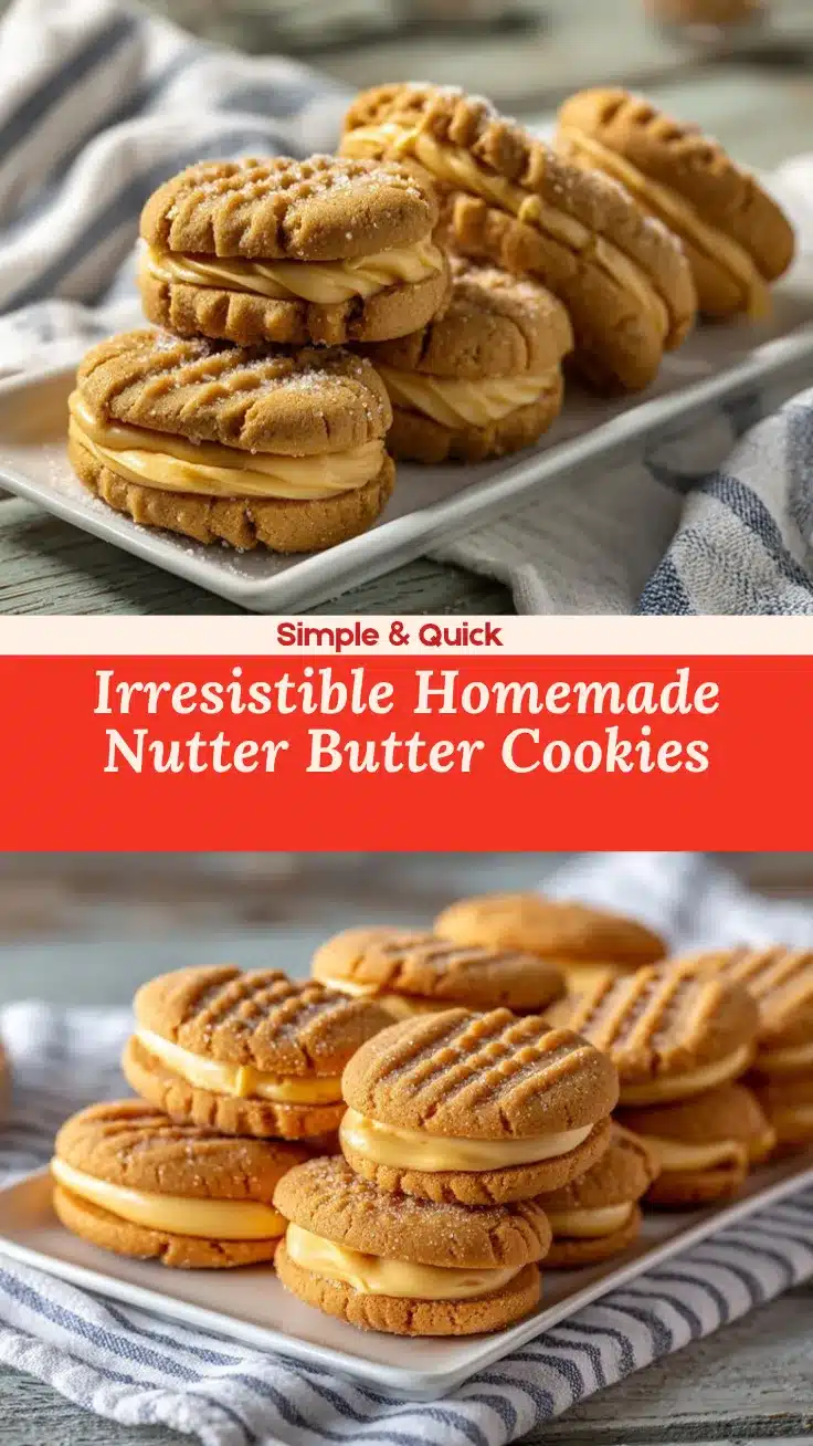 Homemade Nutter Butter Cookies recipe