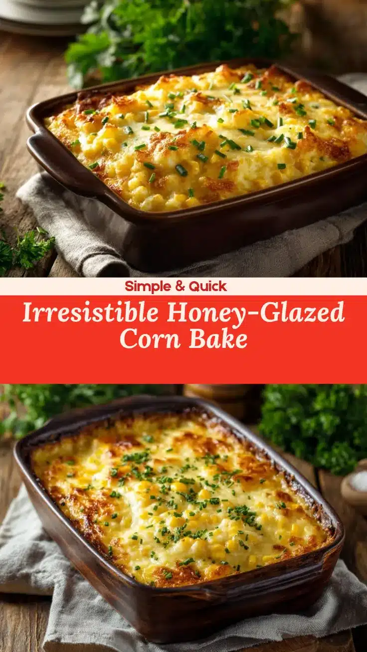 honey-glazed corn casserole recipe