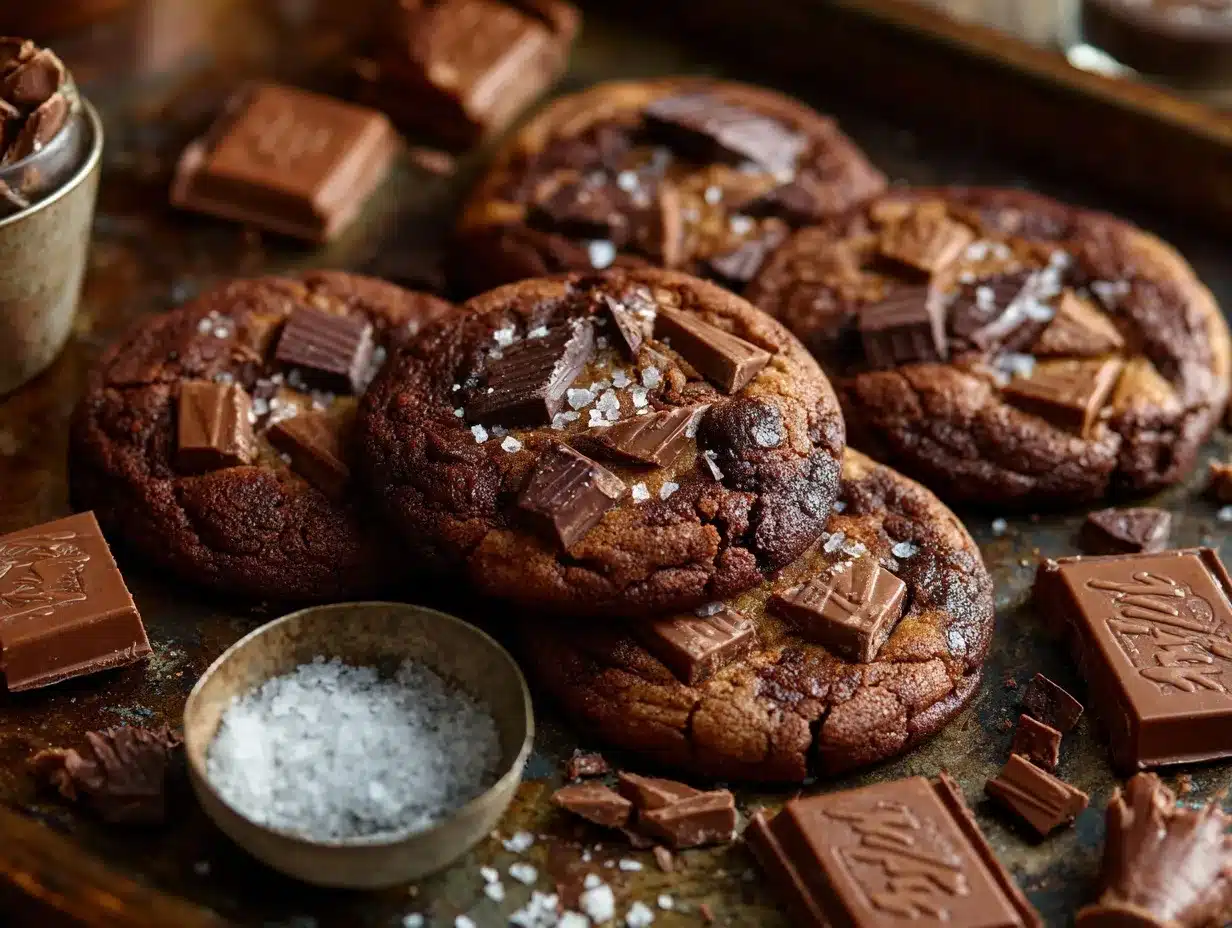 Kit Kat cookies preparation steps