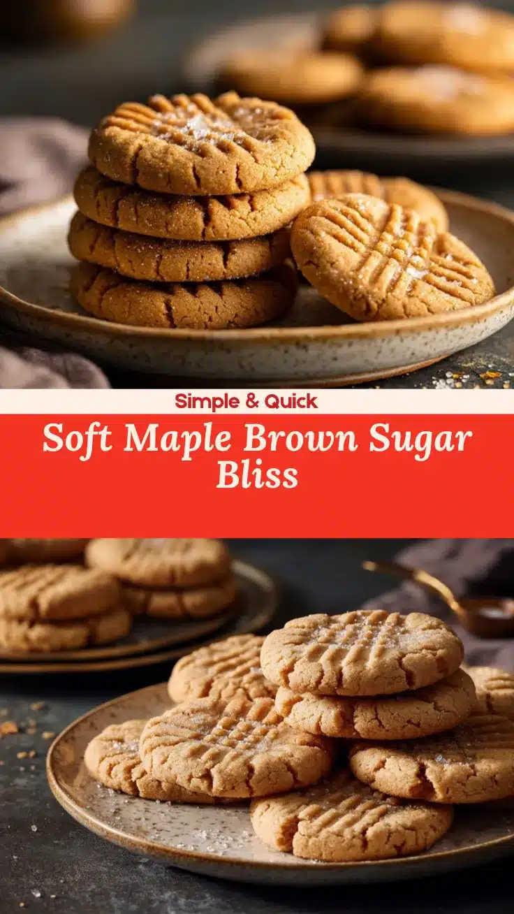 Maple Brown Sugar Cookies recipe