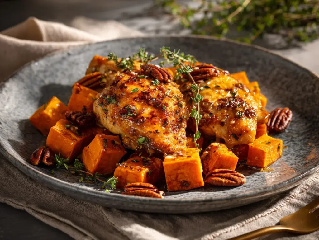 maple-glazed chicken - featured image