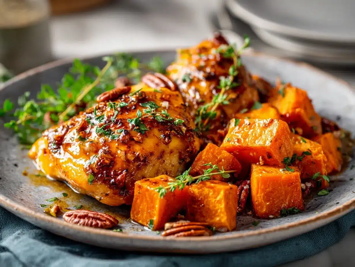 maple-glazed chicken preparation steps