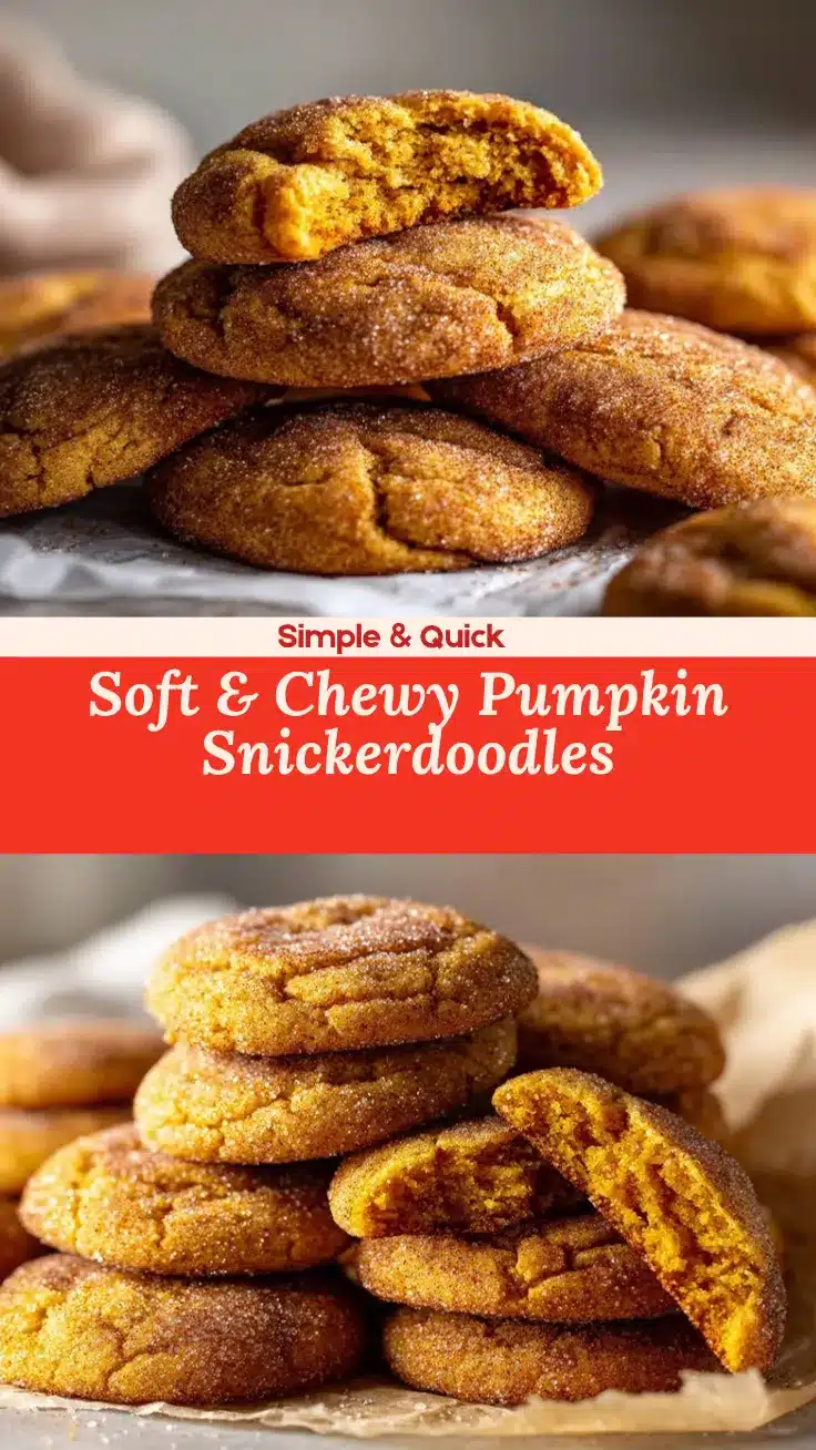 pumpkin snickerdoodle cookies recipe