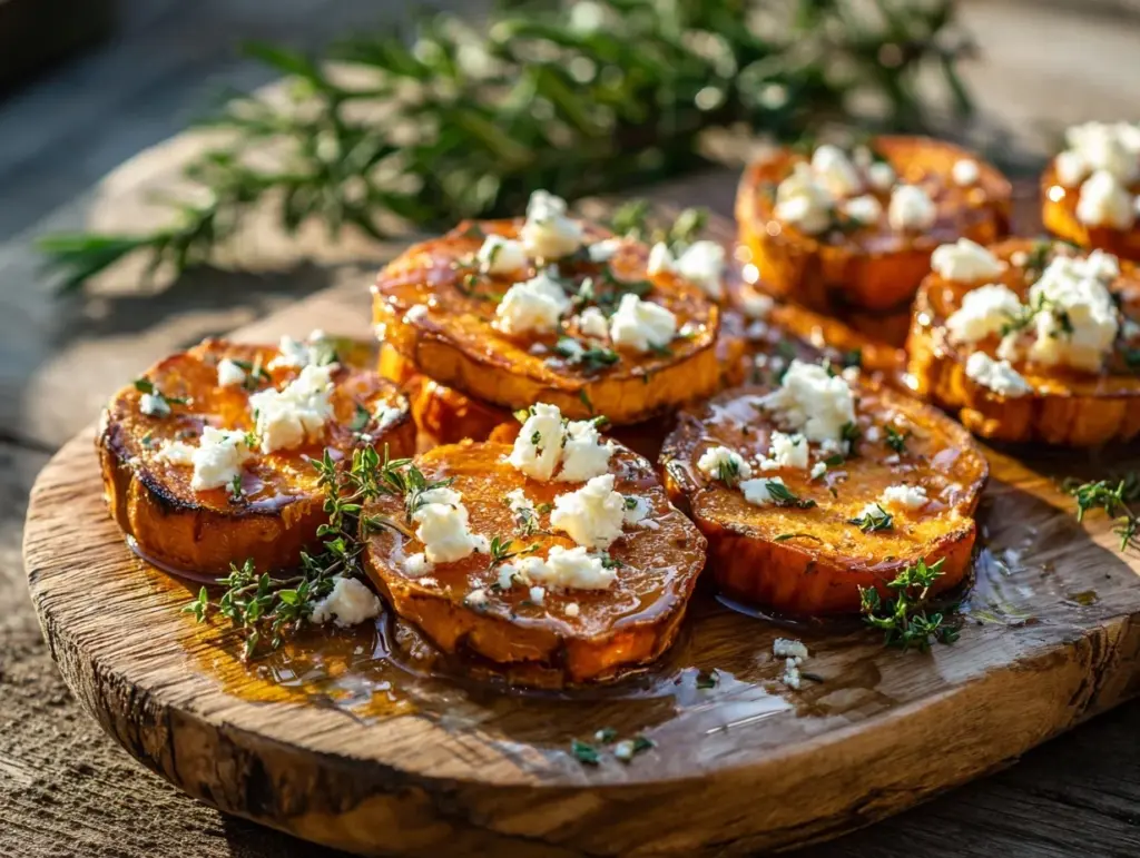 roasted sweet potato rounds - featured image
