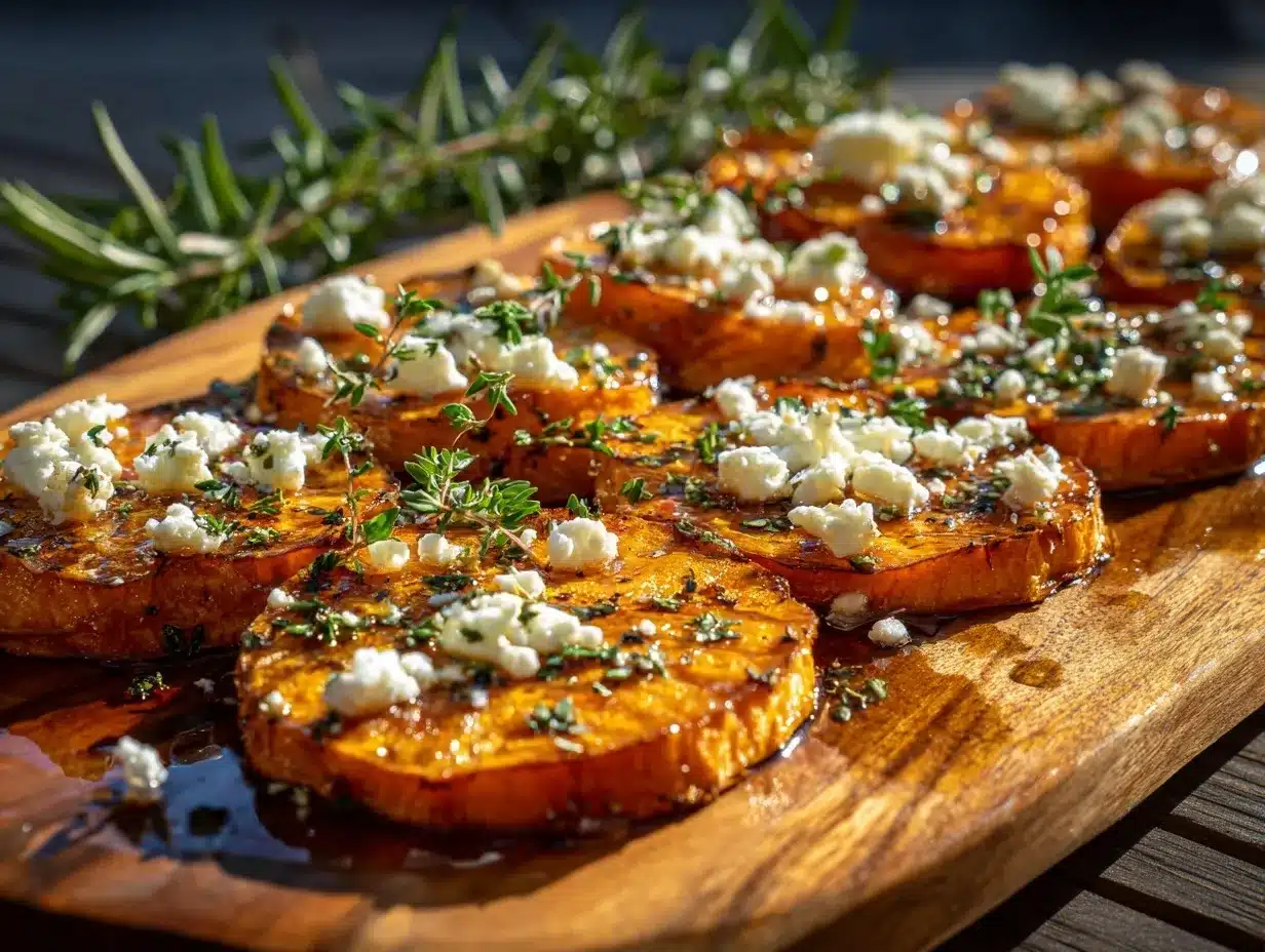 roasted sweet potato rounds preparation steps