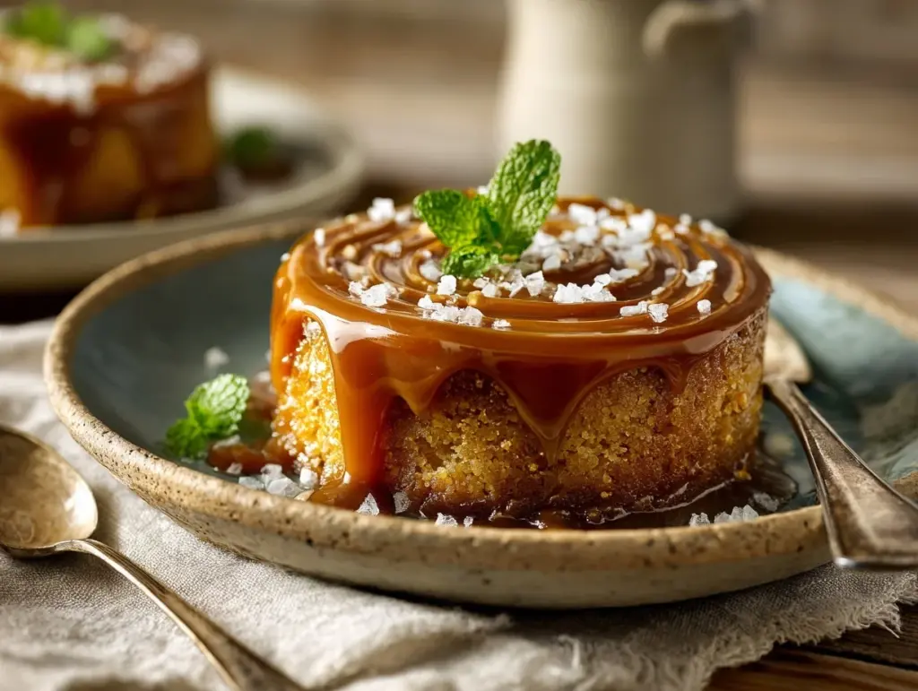 salted caramel dessert - featured image