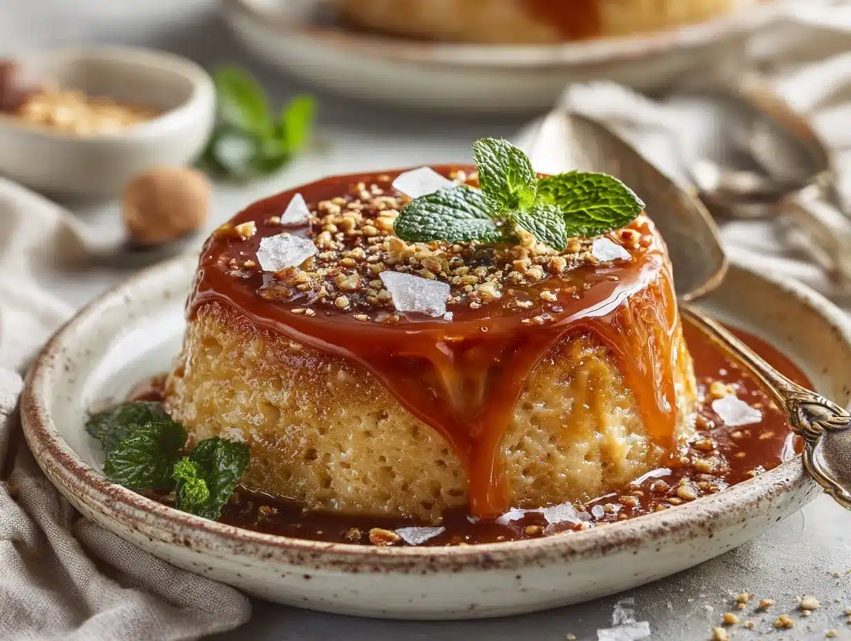 salted caramel dessert preparation steps
