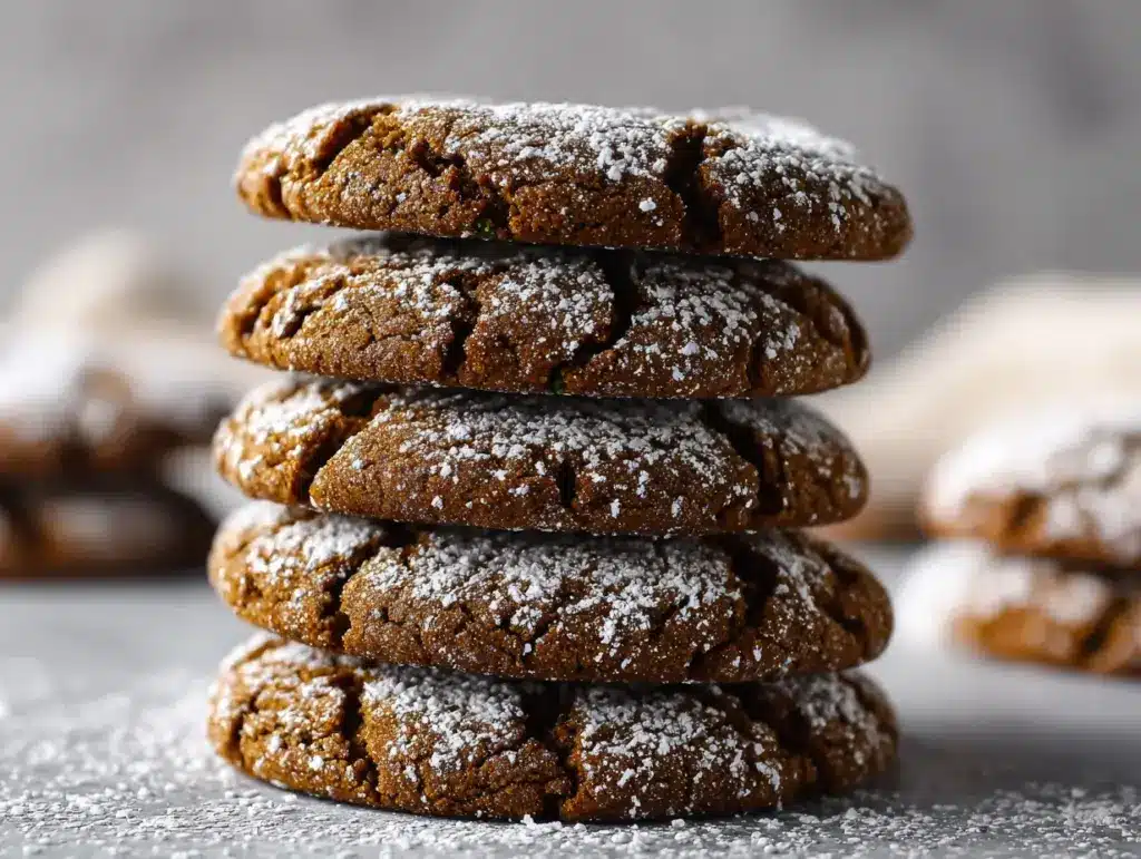 soft molasses cookies - featured image