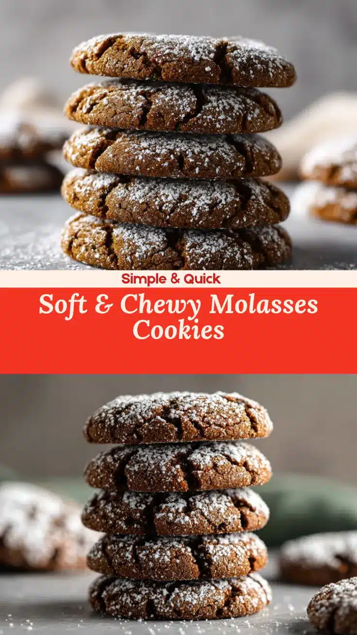 soft molasses cookies recipe