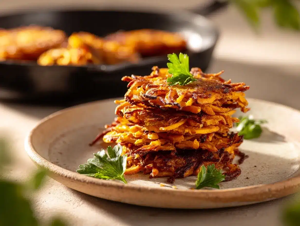 sweet potato hash browns preparation steps