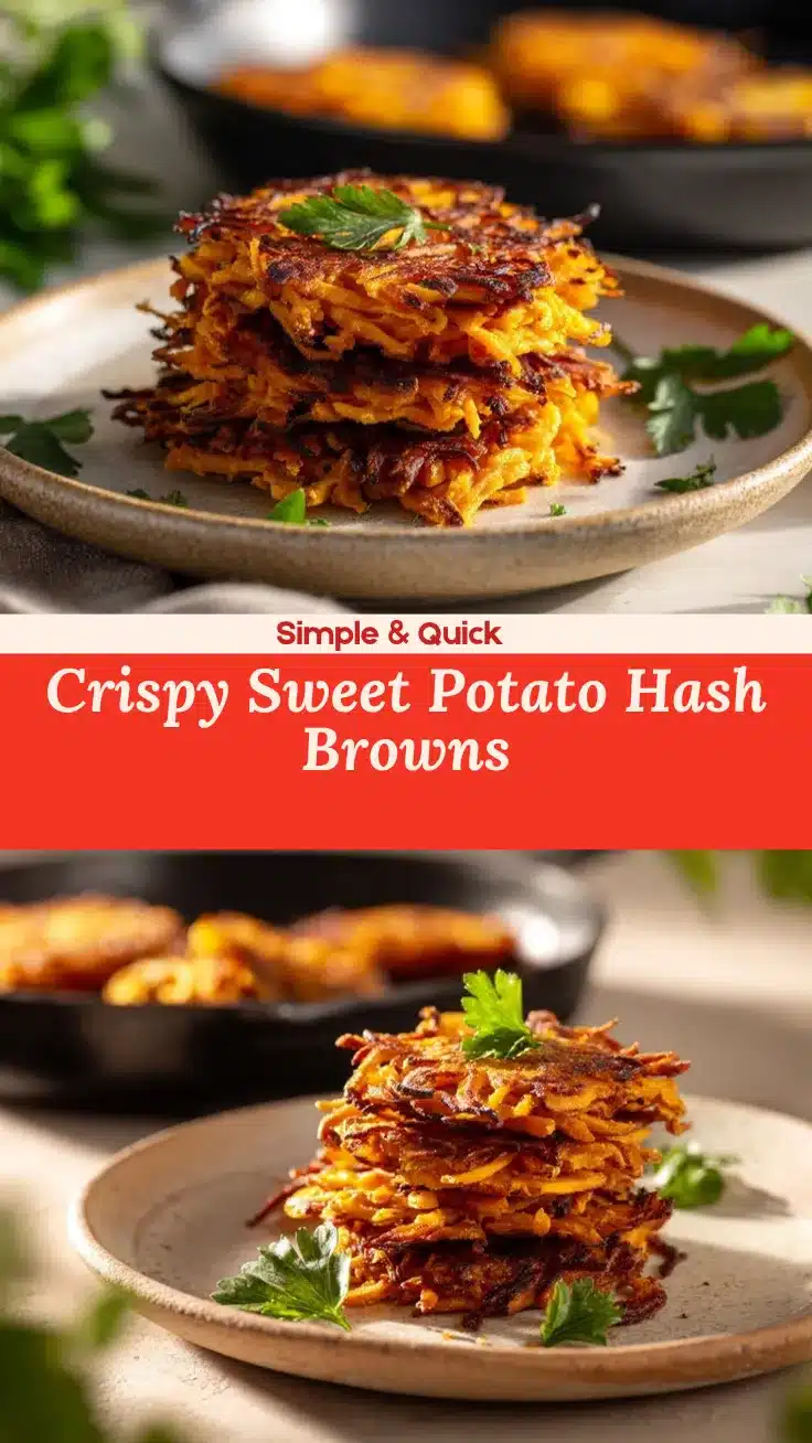 sweet potato hash browns recipe