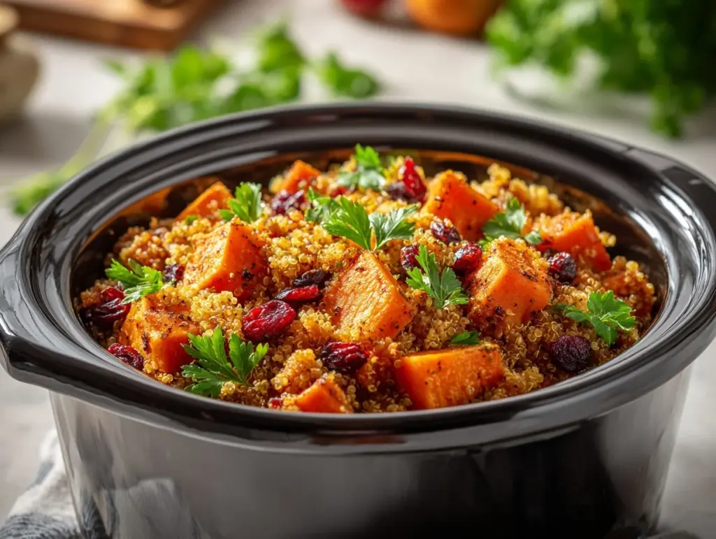 sweet potato quinoa pilaf - featured image