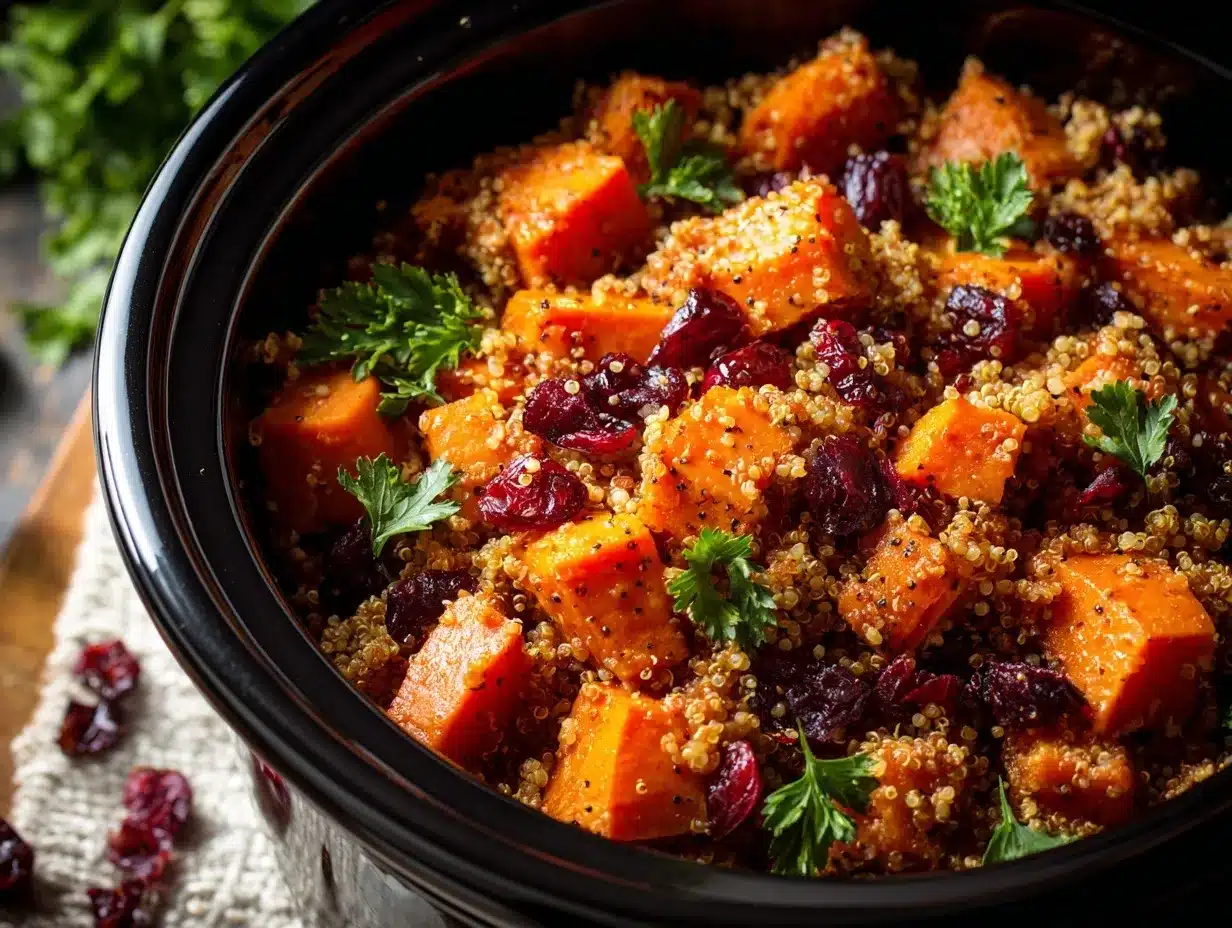 sweet potato quinoa pilaf preparation steps