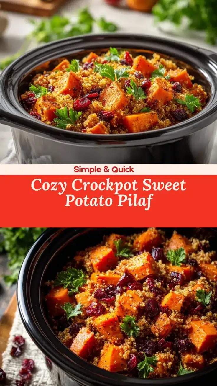 sweet potato quinoa pilaf recipe
